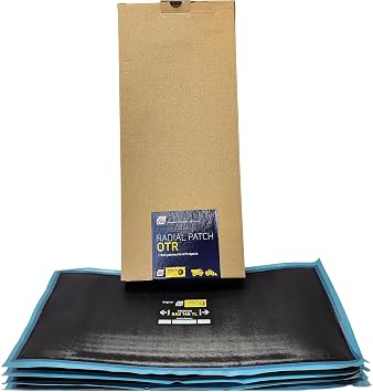 Rema TIP TOP RAD146 Radial Tire Repair Patches, 7-1/4" x 17-1/4" Self-Vulcanizing Universal Flat Tire Repair Units, 5 Count