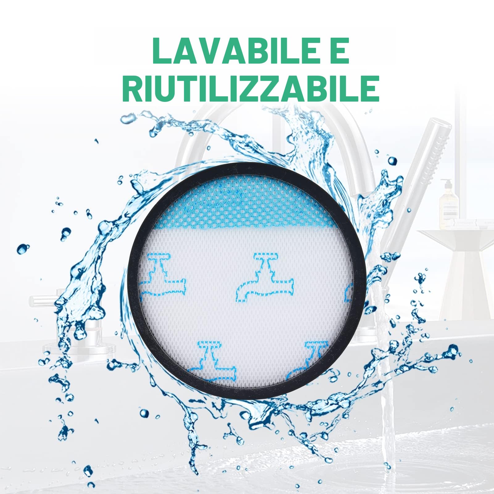 Sgizoku HEPA Set di filtri per aspirapolvere Rowenta COMPACT POWER XXL RO4811EA RO4823EA RO4825EA RO4826EA RO4836EA RO4850EA RO4853EA RO4855EA RO4859EA RO4871EA RO4873EA RO4881EA RO4886EA(ZR780000)