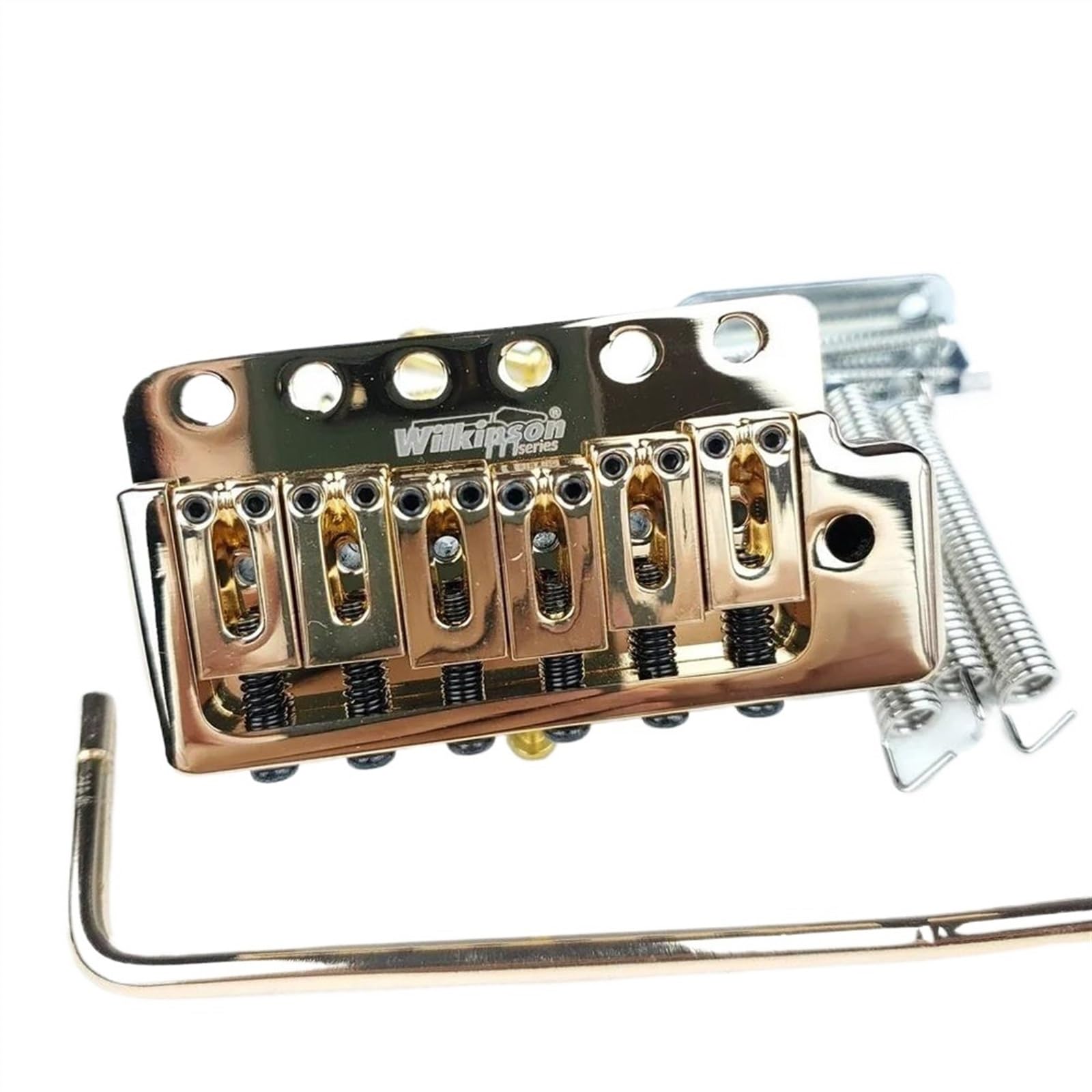 Parti del ponte della chitarra Chitarra Elettrica Fissa 6 Viti ST Tremolo Vibrato Bridge Gold