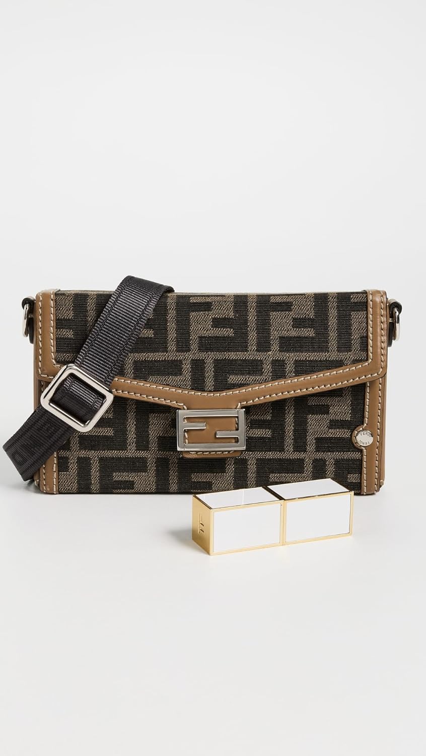 FENDI Shopbop Archive Women's Pre-Loved Zucca Shoulder Bag - Image 4