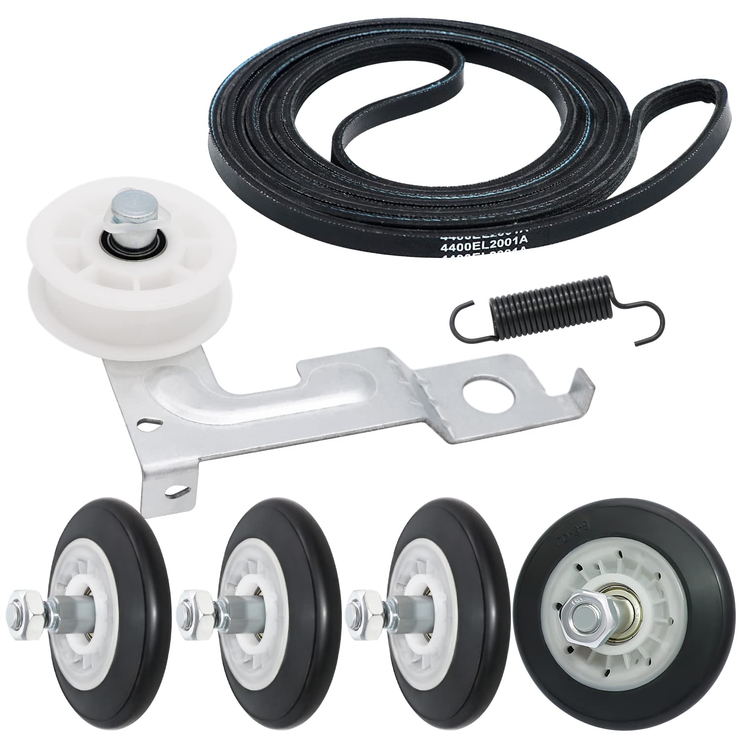Romalon Dryer Repair Kit Dryer Roller kit for Kenmore LG Dryers 4581EL2002C Dryer