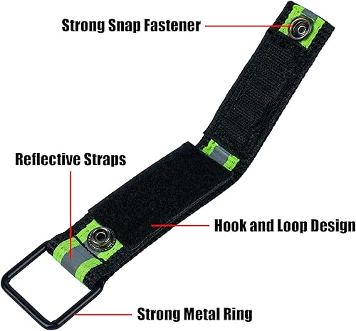 Miniatura 5 de MELOTOUGH Cinturón de herramientas de trabajo de tela de nailon de 2 pulgadas + soporte de cinta métrica Soporte de cinta métrica Funda para
