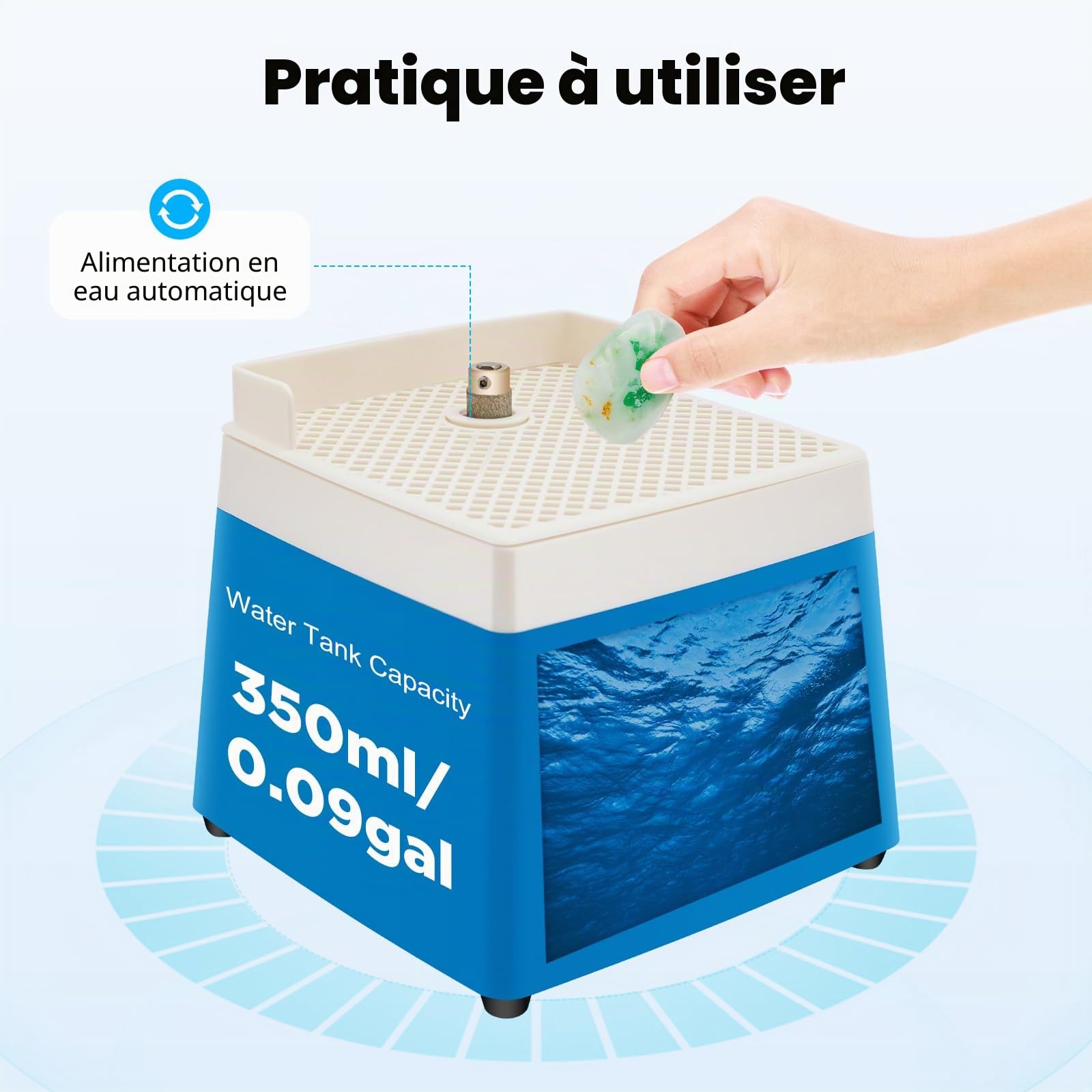 4200R Ponceuse électrique pour verre, mini broyeur électrique, puissance 65 W pour carreaux de mosaïque, vitrail, céramique, décoration de maison, artisanat