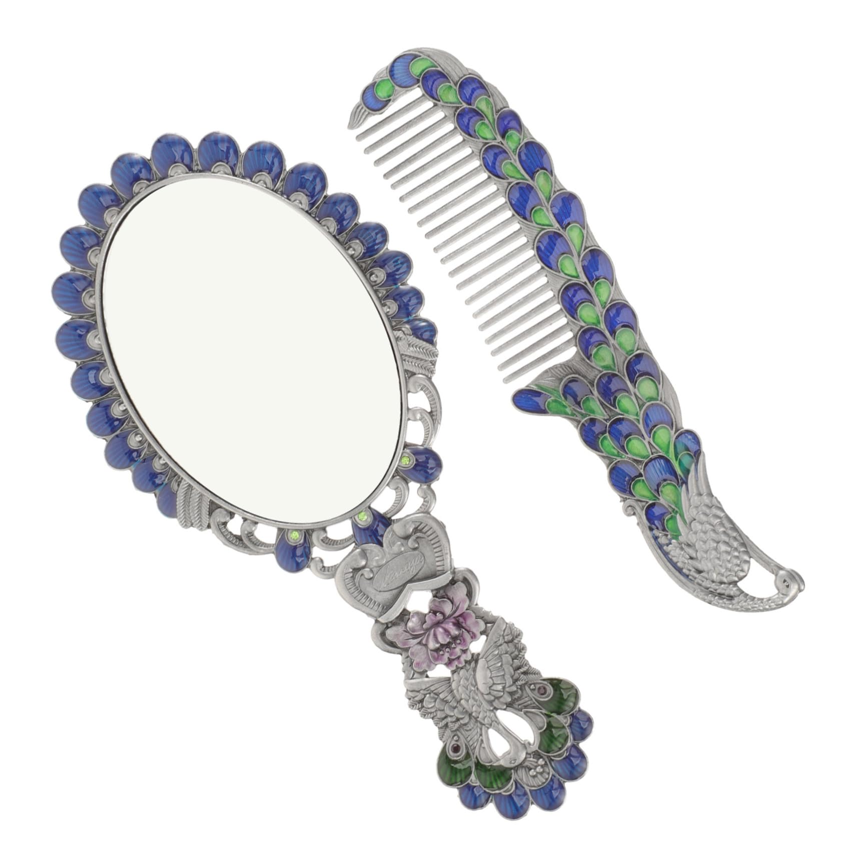 Miroir de maquillage vintage pliable pour libérer vos mains lors des soins