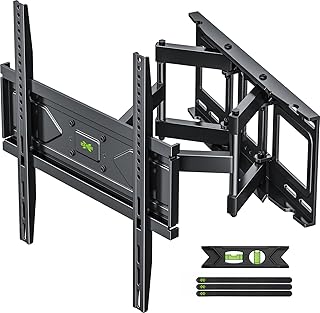 USX MOUNT Full Motion TV Wall Mount for Most 32-70 inch TVs up to 99 Lbs, Wall Mount TV Bracket with Articulating Swivel T...