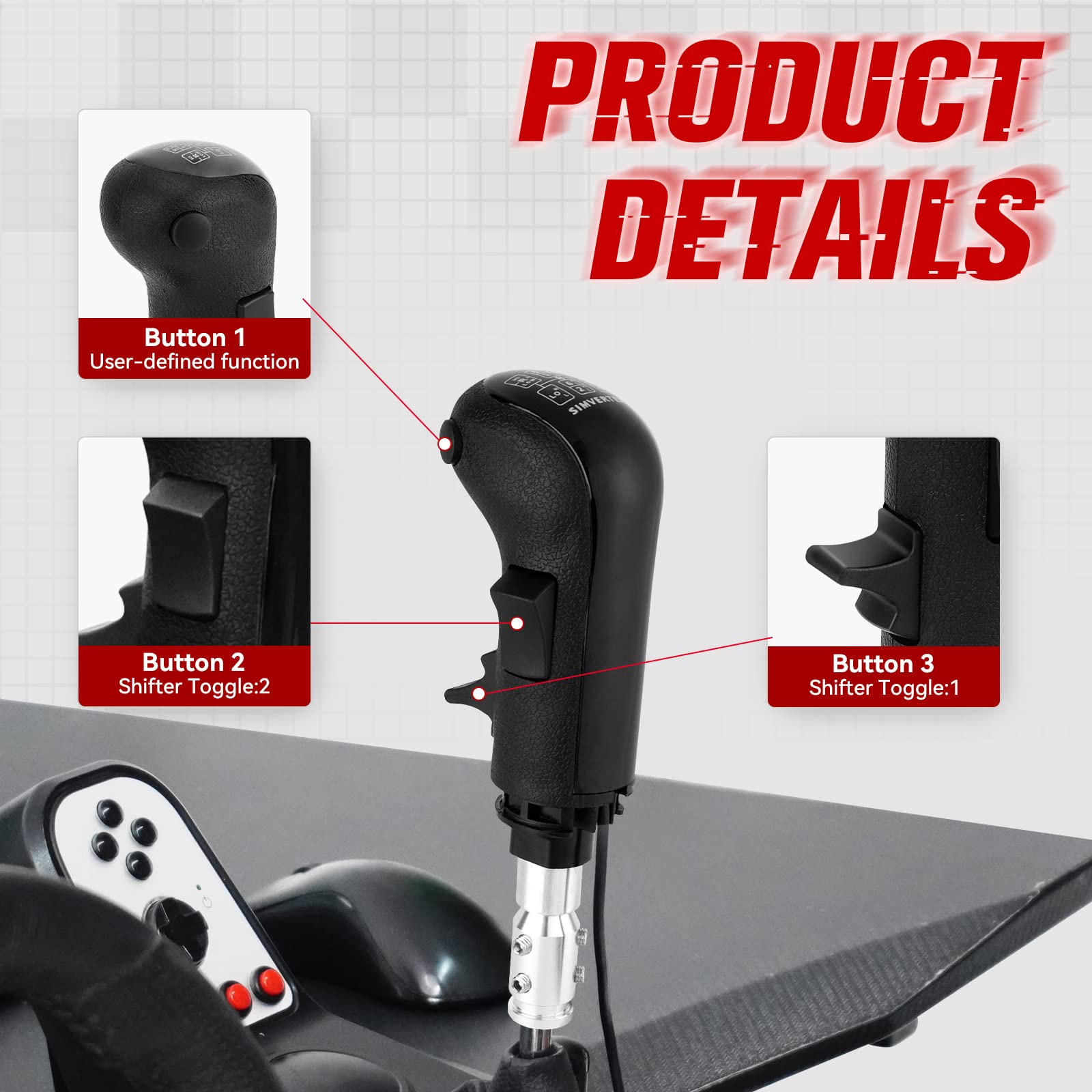 13 speed Eaton Fuller RightHanded v2 Game Shifter for American Truck