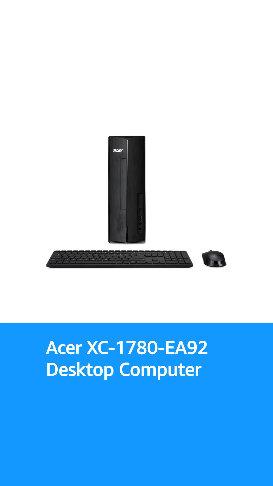 Acer XC-1780-EA92 Desktop Computer- Intel Core i5-13400, 16GB DDR4