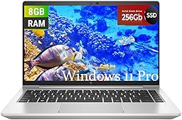 HP EliteBook 645 G9 Business Laptop, 14" FHD(1920x1080) Screen, AMD Ryzen 5 5675U, 8GB RAM, 256GB SSD, Clavier QWERTY, Clavier rétroéclairé, Windows 11 Pro (renouvelé)