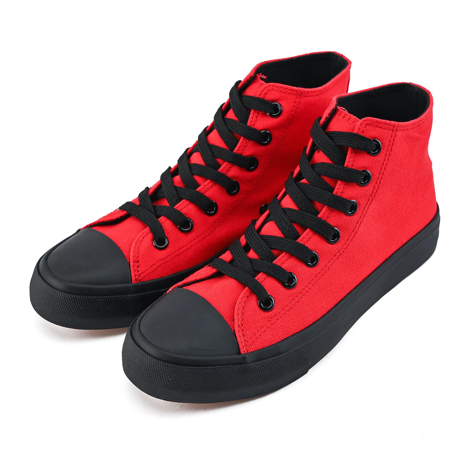 Canvas Shoes for Women and Men, High Top Canvas Sneakers Fashion Lace Up Comfortable Wome…