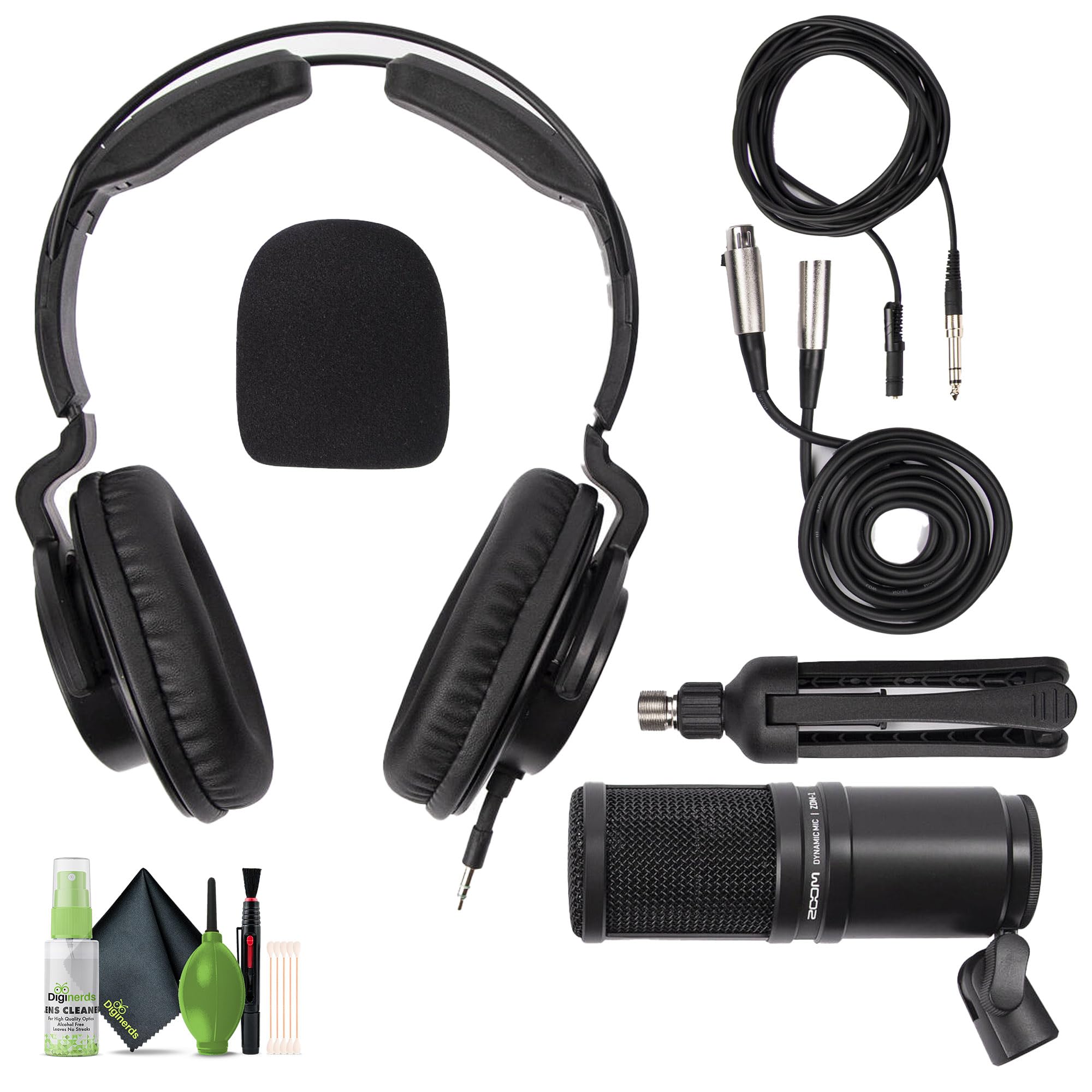 Amazon.com: Zoom ZDM-1 Podcast Mic Pack, Podcast Dynamic