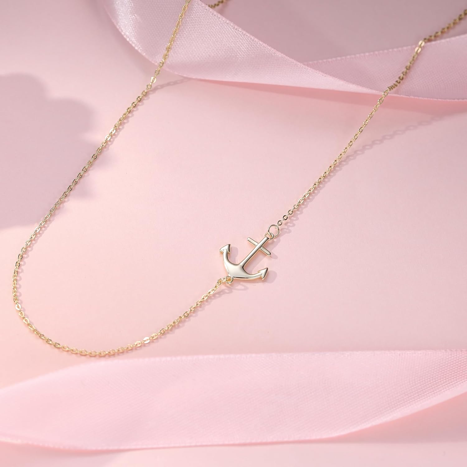 EVER FAITH 925 Sterling Silver Dainty Sideways Choker Necklace Adjustable Chain Jewelry for Women