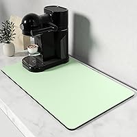 Vista 52 de Rnivvi Tapete de café, de 16 x 24 pulgadas, tapetes para barra de café para accesorios y organizador de estación de máquina de espresso, almohadilla