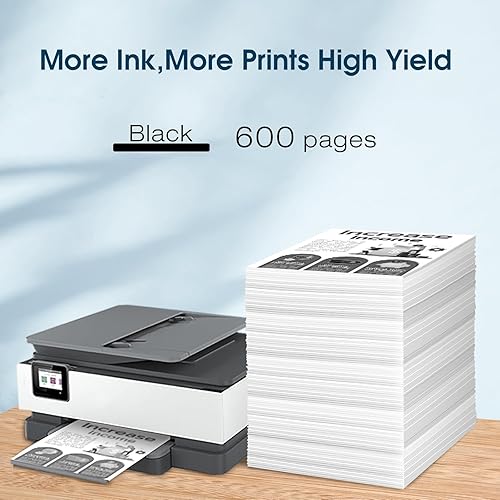 Miniatura 9 de 64 XL 64XL - Cartucho de tinta negro y de color para HP 64XL compatible con impresoras HP 7855, 7858, Envy Photo 7855 7858 7800 7100 7155 6255 7164