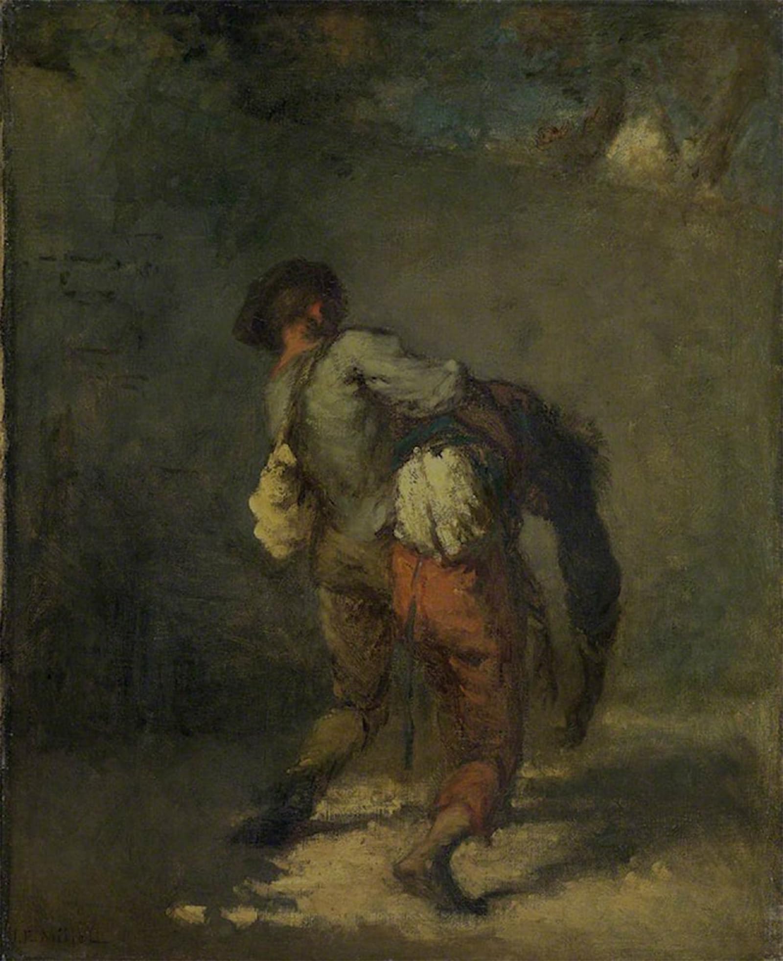 ARTXLXXBN Famous Painting Canvas Artwork Graffiti Print the Good Samaritan by Jean-francois Portrait Canvas Image for Home Decor 60x90cm
