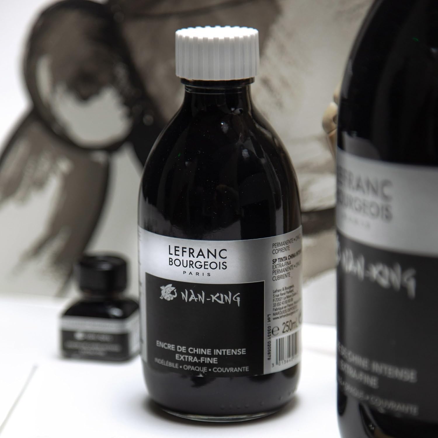 Lefranc & Bourgeois Drawing Ink, Black, 14ml
