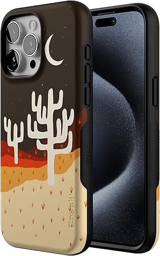 Vista 195 de Casely Funda para iPhone 15 Pro Jardín Secreto Flores mixtas Funda atrevida Compatible con MagSafe y botón de acción Jardín Secreto Floral