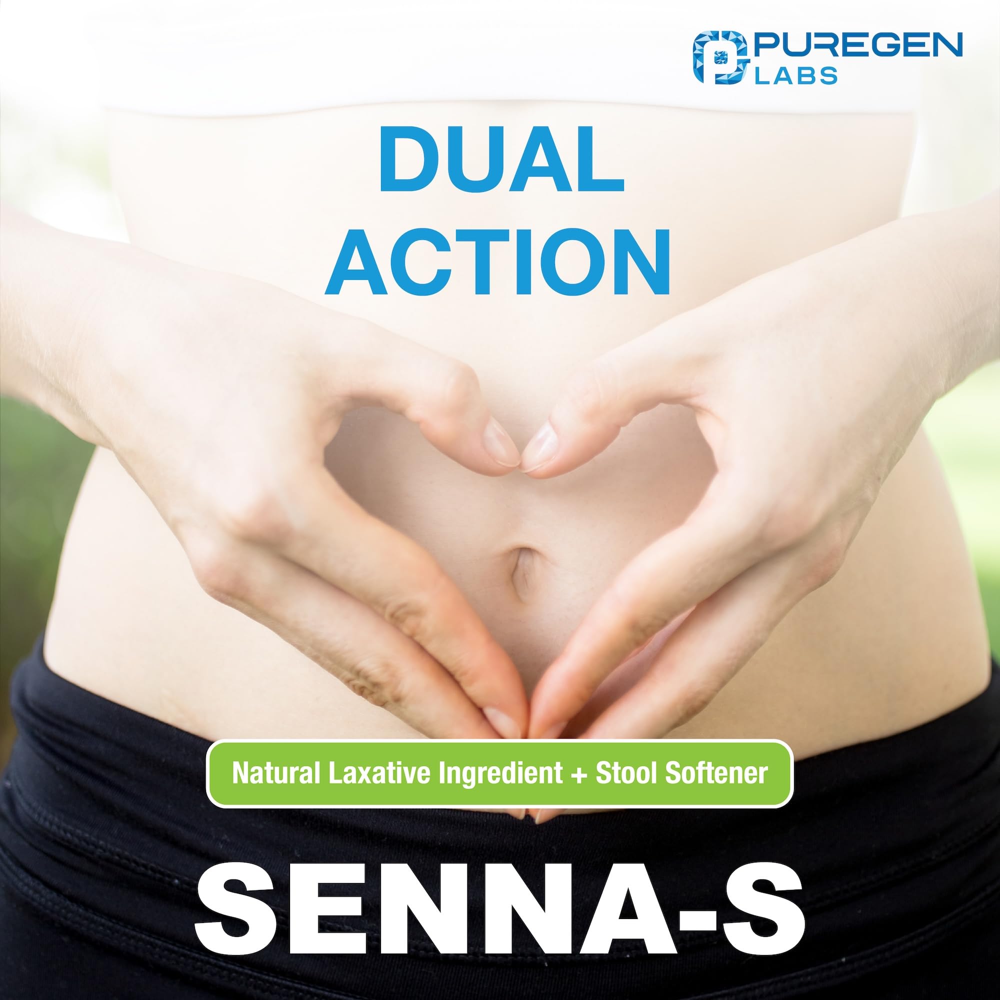 Puregen Labs Senna-S Laxative Plus Stool Softener, Dual Action, 250 Tablets — Amazon image 7