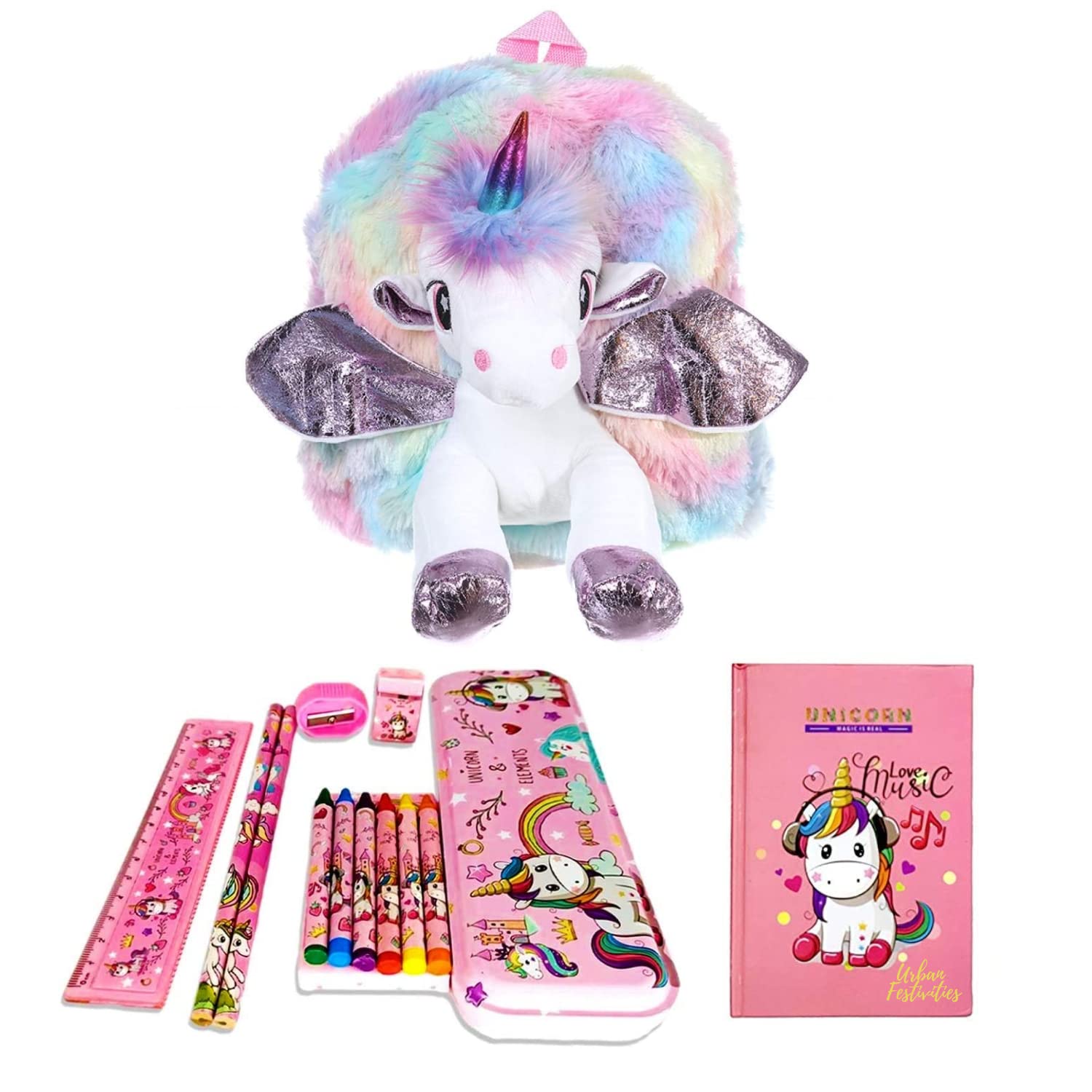 Buy Urban Festivities Unicorn Stationary Set Combo Unicorn Bag