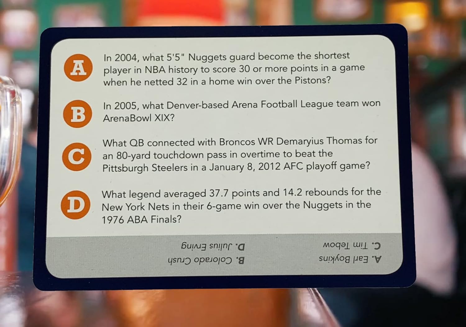 You Gotta Know Denver - Sports Trivia Game - Image 5