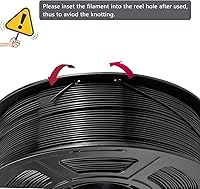 Vista 6 de Paquete de filamento ASA para impresora 3D, filamento de impresión 3D cuidadosamente enrollado 4kg (2.2lbs), filamento ASA 1.75mm precisión