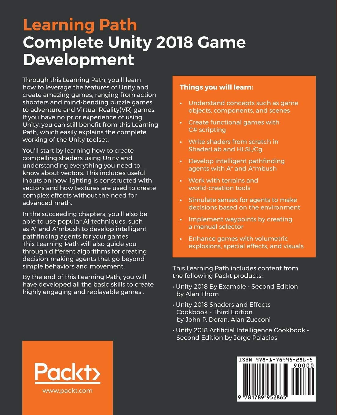 Complete Unity 2018 Game Development: Explore techniques to build 2D/3D applications using real-world examples (English Edition)