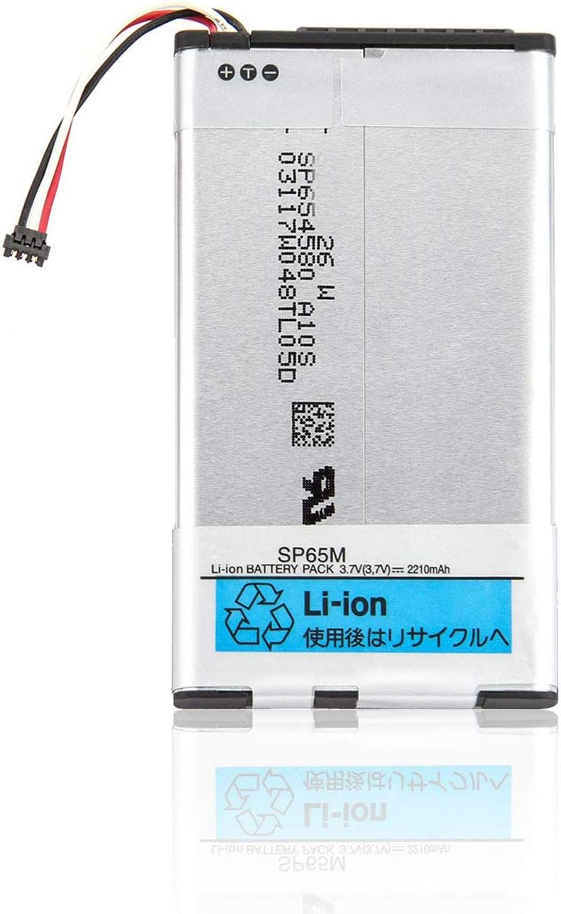 Compatible Battery Pack Replacement for Sony SP65M Playstation PS Vita PCH-1001 PCH-1101 1003 1103 Pack 2210mAh