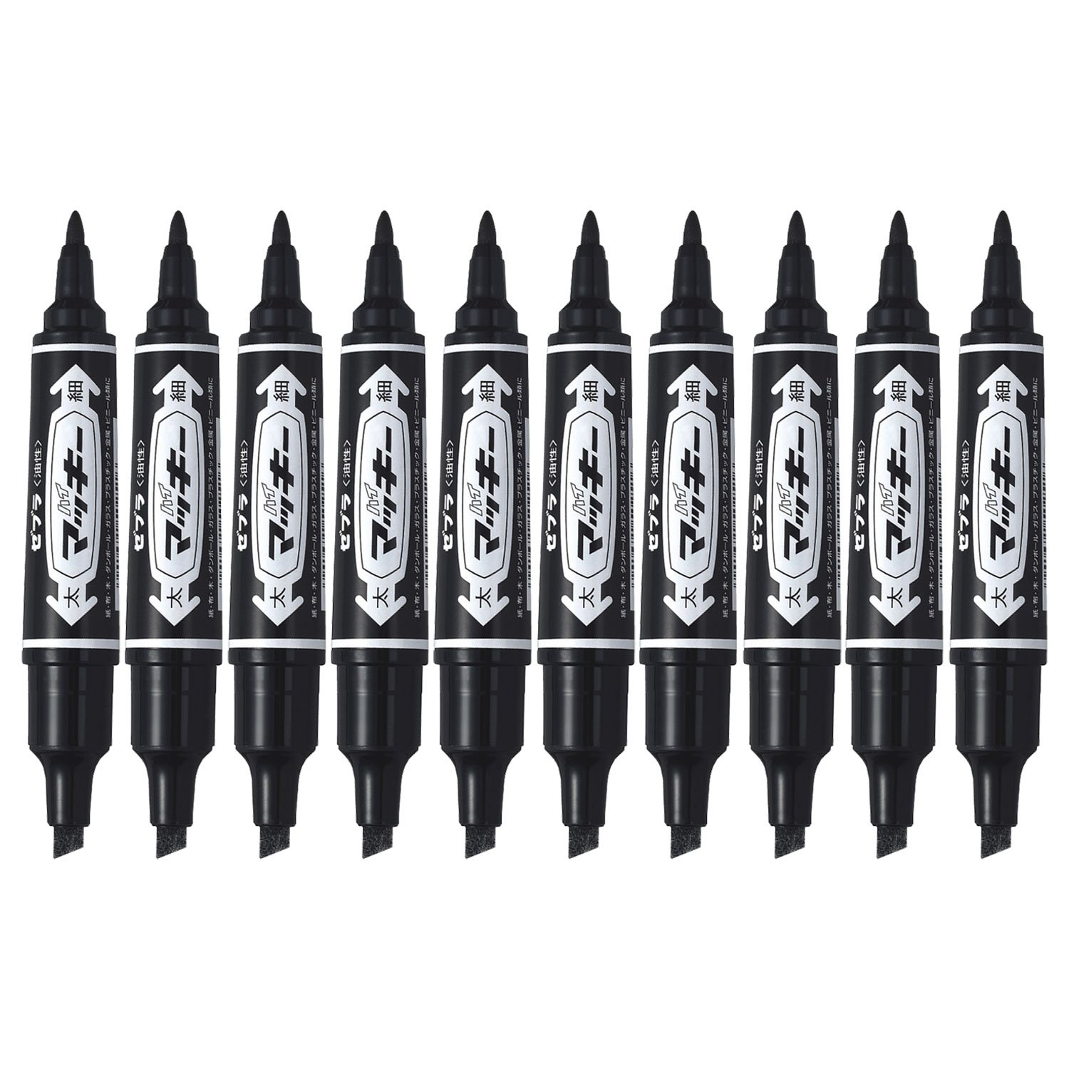 Amazon | ゼブラ(ZEBRA) 油性ペン ハイマッキー 黒 10本 B-MO-150-MC