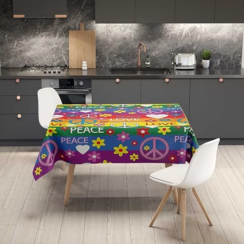 Vista 61 de Mantel Floral Redondo para Mesa De 4 Sillas Picnic Mantel A Prueba De Aceite 30 X 30 Pulgadas