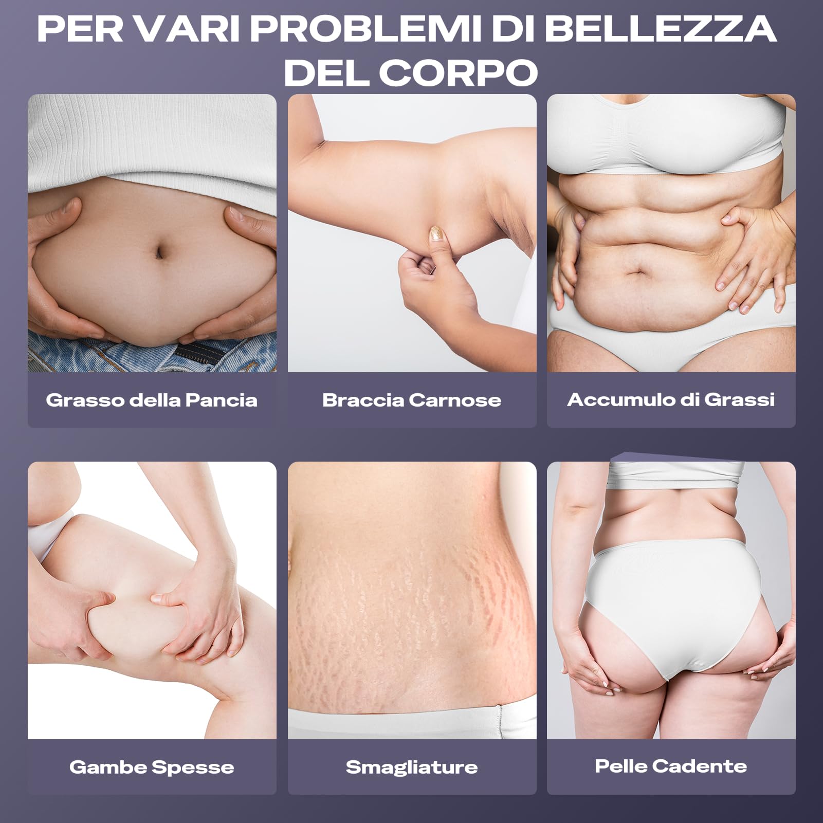 Massaggiatore Anticellulite Professionale, 3 in 1 Massaggiatore Anticellulite Elettrico Unisex per Vita, Pancia, Braccia, Glutei e Gambe (Oro Rosa)