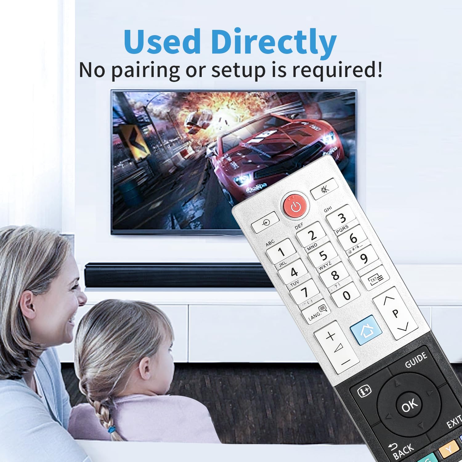 Mando A Distancia Universal CT-8561 Compatible Con Toshiba CT-8541 CT-8543 CT-8528 CT - Foto 2