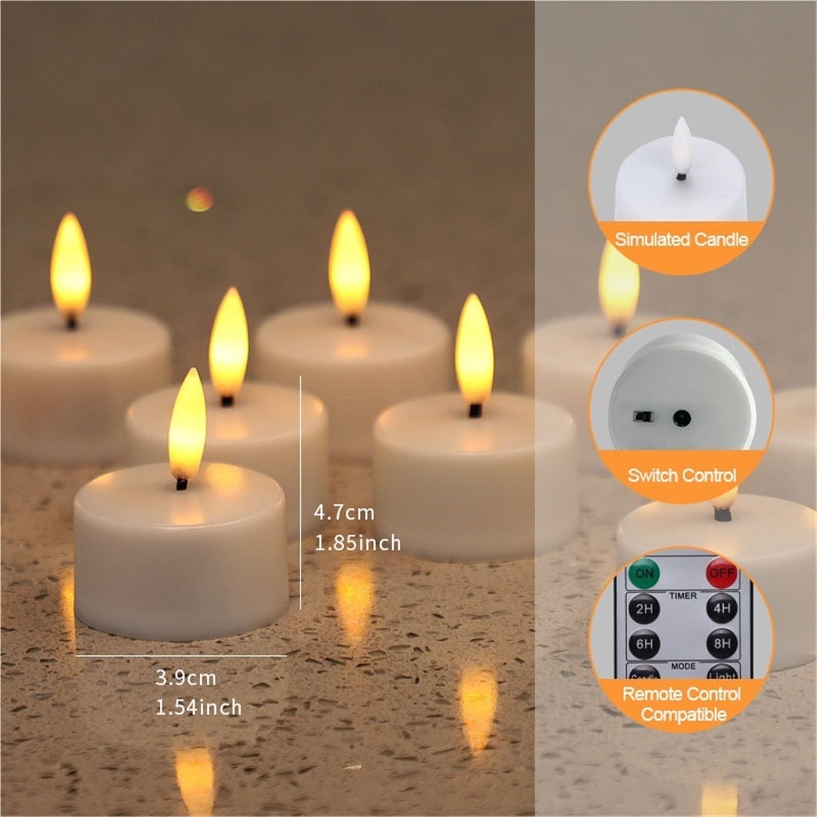 12 lumini ricaricabili con base di ricarica e timer remoto, oltre 100 ore, luci LED elettriche per votive, centrotavola, decorazioni da tavolo, matrimoni, anniversari, Halloween, Natale