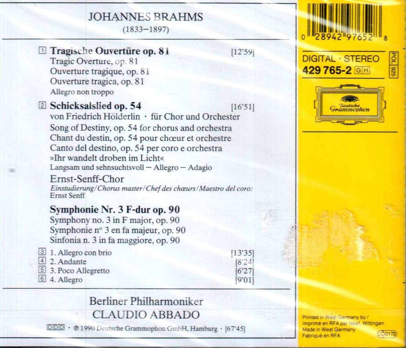 Sym 3/Tragic Ovt/Schicksalslie
