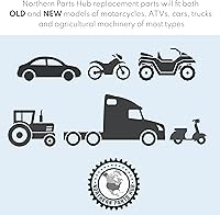 Vista 5 de Cable de freno de mano trasero para Rancher 420 TE TM TRX420 2014-2015 - Cable de freno resistente - Carcasa forrada de nailon - Reparación