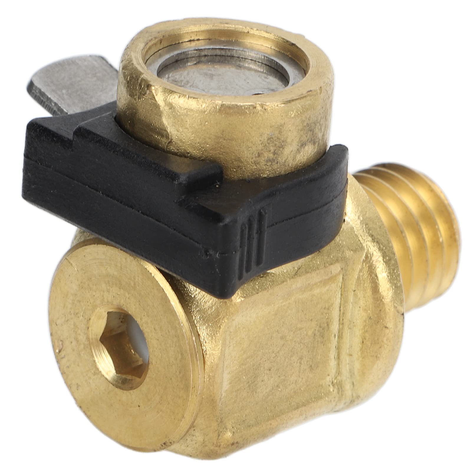 Vanne De Vidange D'huile Moteur Bouchon De Vidange Vanne M12-1.75 Connecteur Rapide En Laiton En Acier Inoxydable Avec Clip à Levier Pour Voitures Camions Légers
