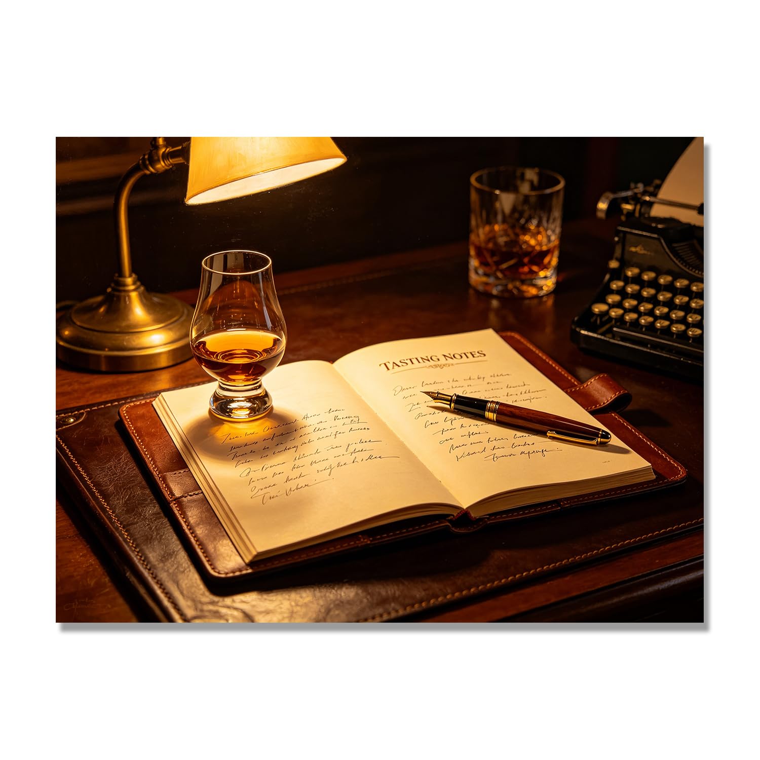 Bhsgus Only Canvas. Whiskey Tasting Canvas Wall Art, Vintage Rustic Whiskey Lover Poster for Man Cave Bar Kitchen Pub Decor, Bourbon Themed Artwork,. Tasting Notes. 30x40cm-12x16in