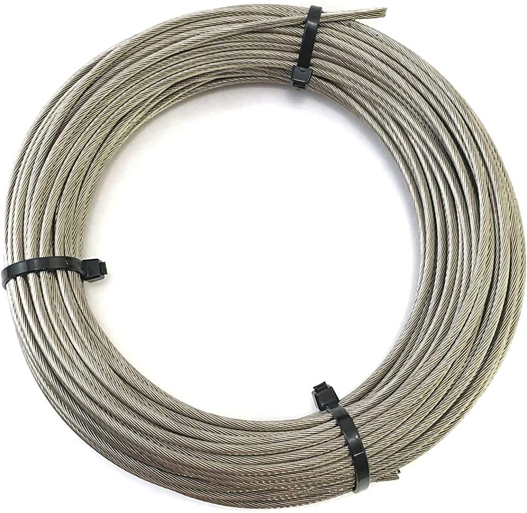 Up To 40% OFF Stainless Steel Aircraft Cable 3/16 1x19 Marine Grade Type 316 Grade (3/16)