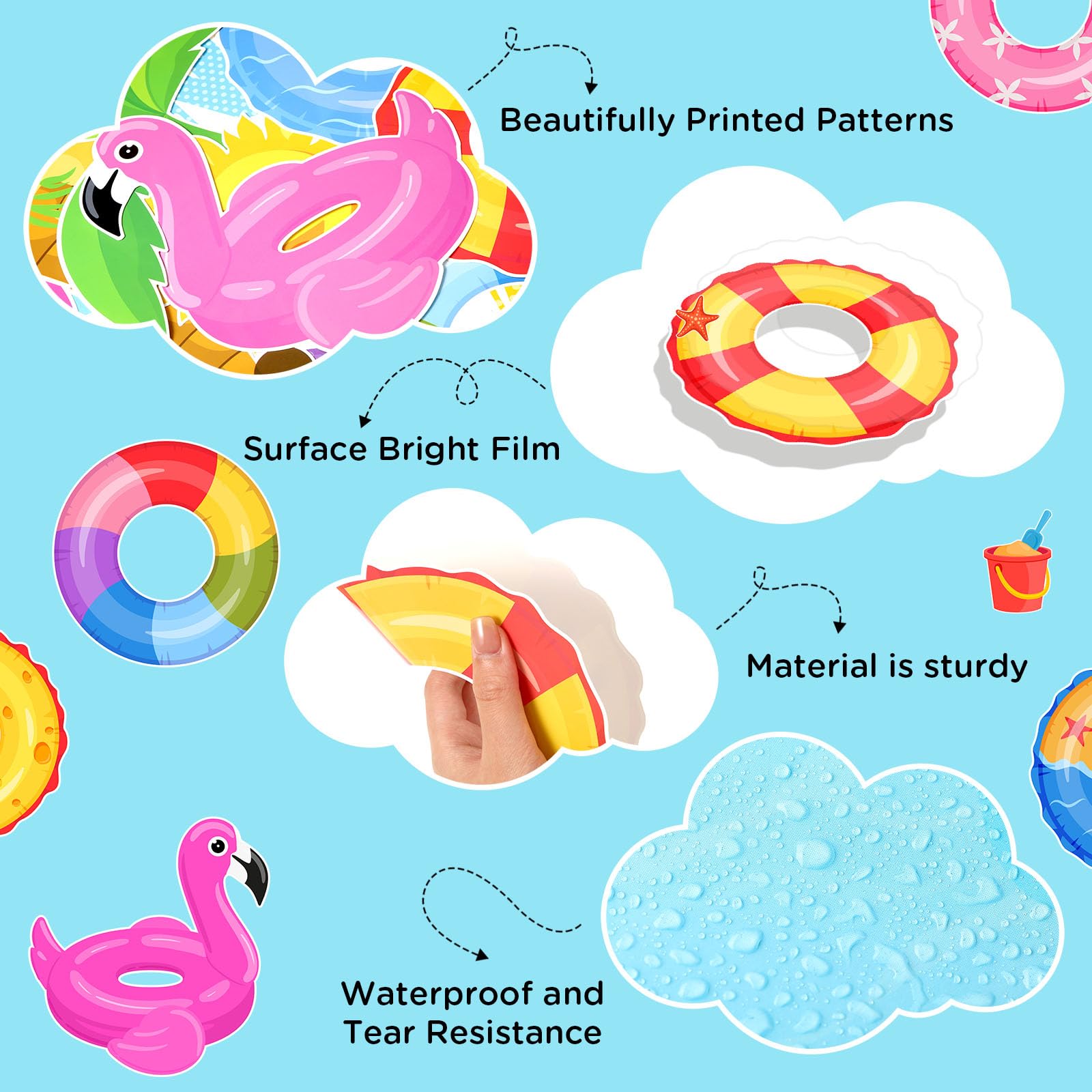 Pasimy Flamingo Bulletin Board Set Pink Flamingo Classroom Decorations