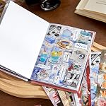 Uideyvi Sticker style comique japonais fournitures de scrapbooking pour le Junk Journal, 45 Stickers Feuilles TZ013001
