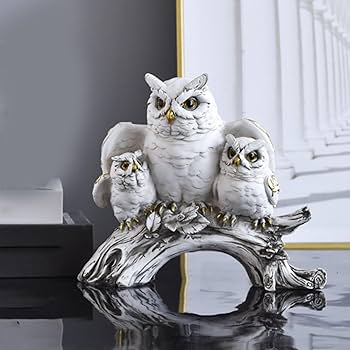 Amazon.co.jp: フクロウ 置物 玄関 オブジェ おしゃれ 北欧 梟