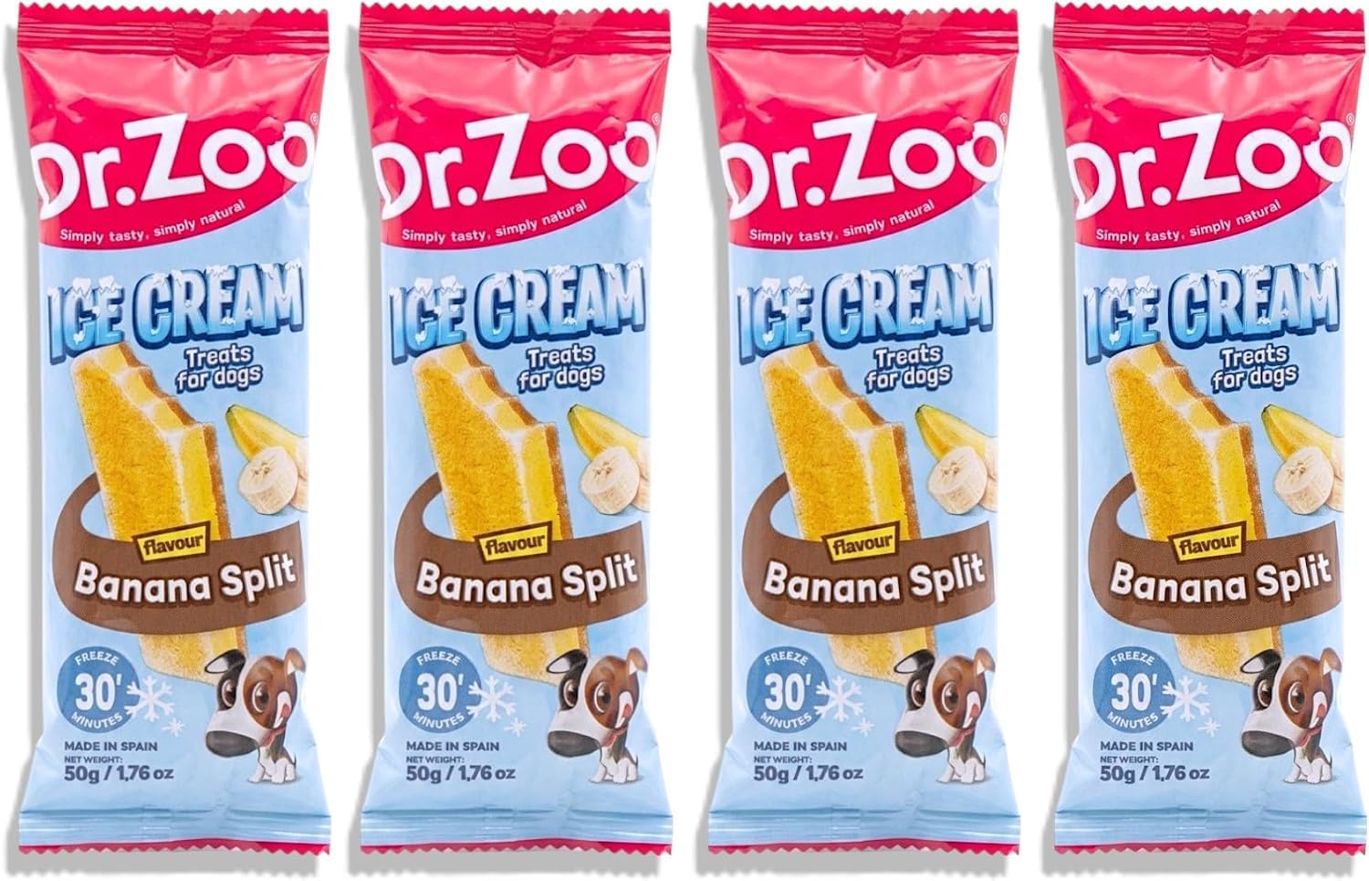 Dr.Zoo Ice Cream Treats for Dogs - Banana Split