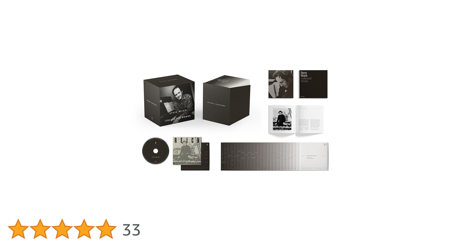Steve Reich のSong Collection 5 Score Reich/Richter | Steve Reich, Ensemble intercontemporain