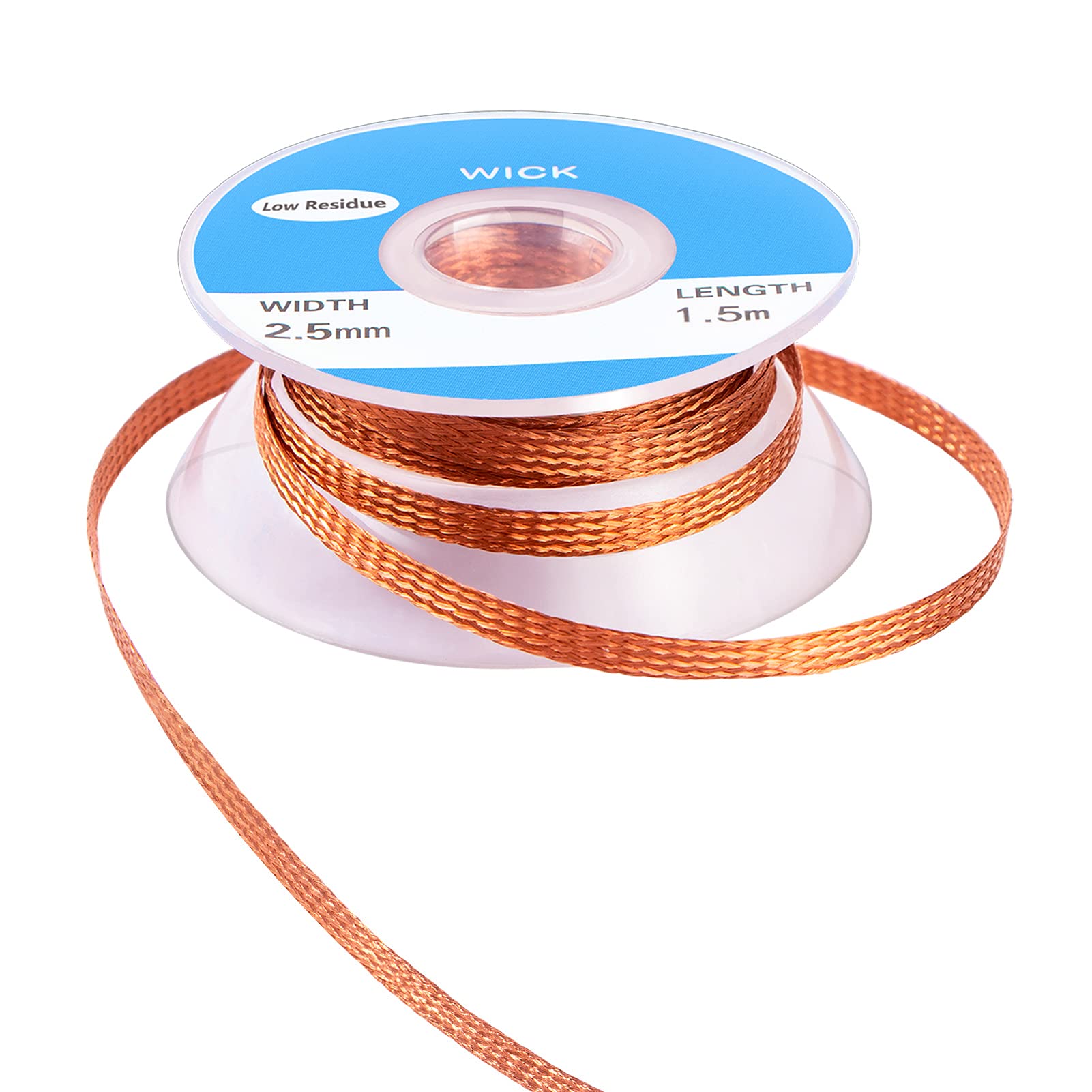CCOZN Solder Wick, No-Clean Solder Braided Wick Desoldering Wick For Solder Removal Tool, 0.1 Inch Width 1.5 Meter Length (B093QH6DFH) Amazon Price History, Amazon Price Tracker