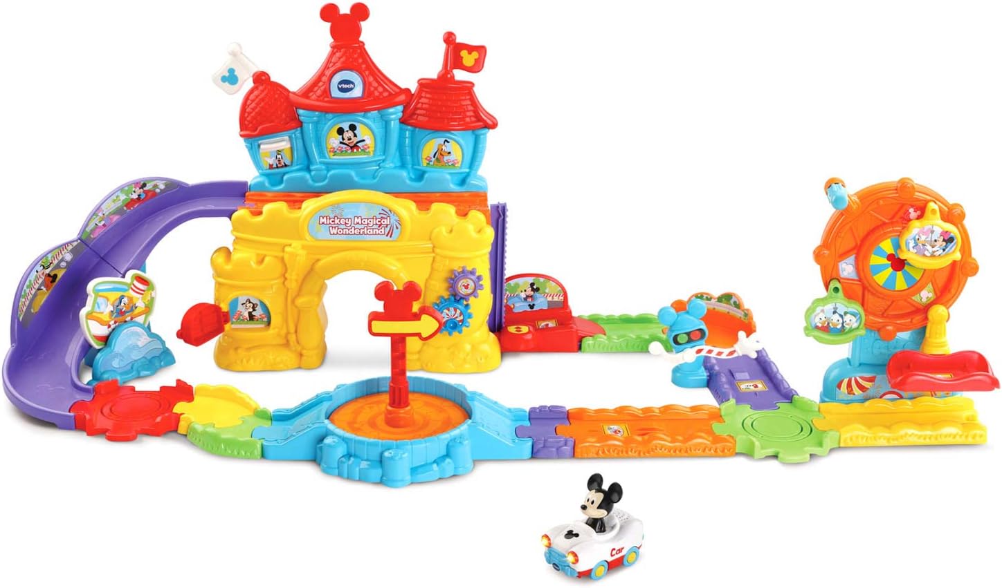 VTech Go! Go! Smart Wheels Mickey Mouse Magical Wonderland (Frustration Free Packaging), Multicolor
