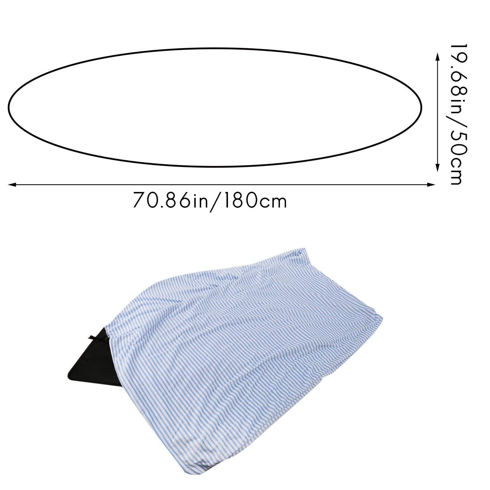 Dciustfhe protettiva per calze da surf e surf Board 6Ft blu e a strisce