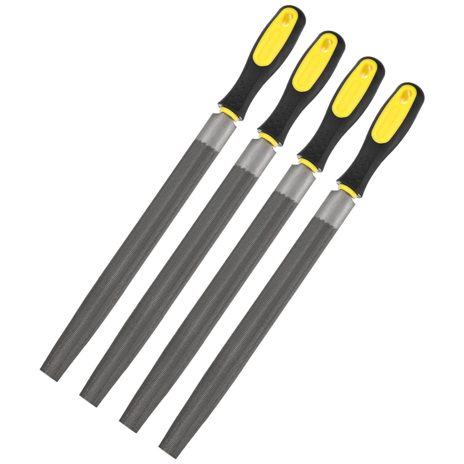 M METERXITY 4-Pack Half-Round Metal File 10 Inch