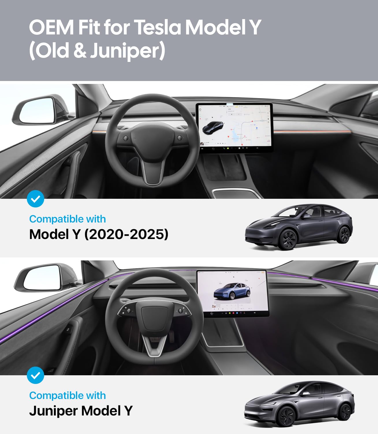 Wigoo Tesla Car Cover Custom Fit for Tesla Model Y 2020-2026 Juniper All-Weather Snow Dust Protection Waterproof Thermal — view 8