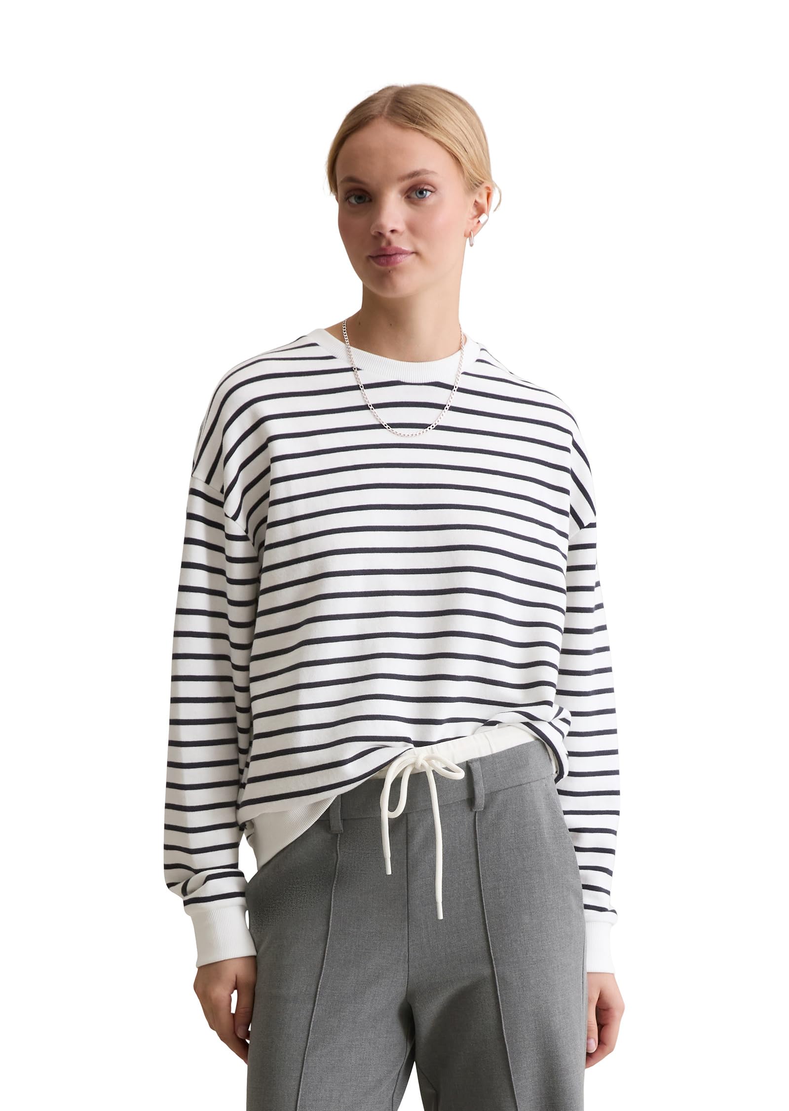 Marc OߴPolo Denim Camiseta Mujer a Rayas Oversize Fit
