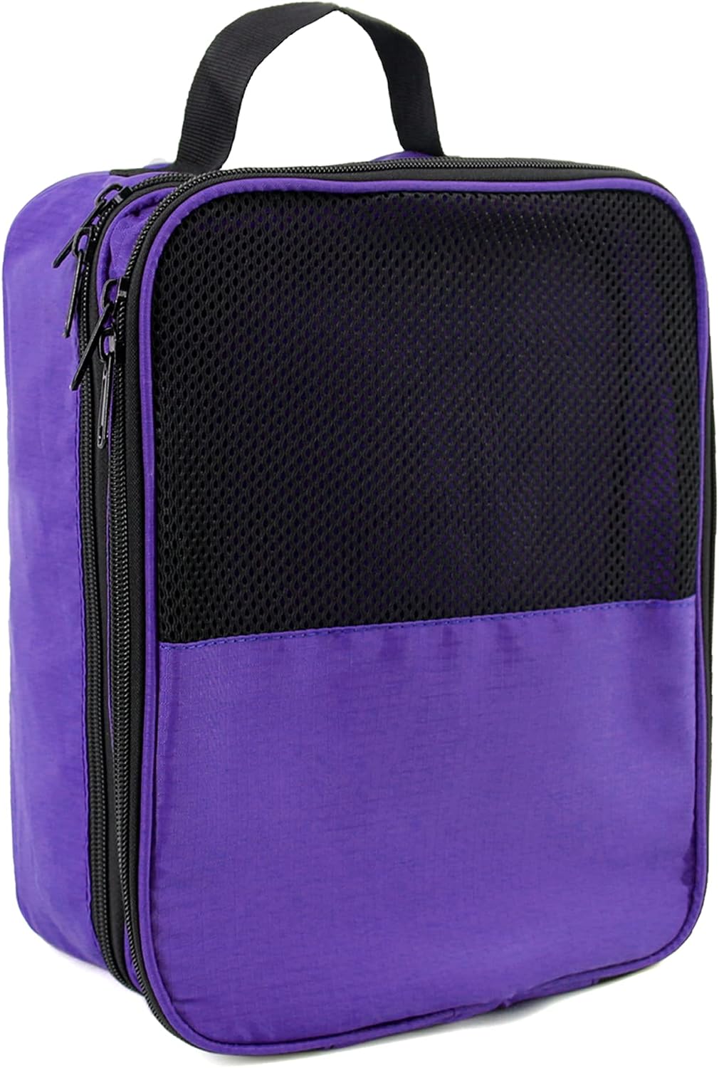 BeeGreen Travel Accessories Purple Shoe Bags For Travel Holds 3-4 Pairs Of Shoes, Travel Essentials Packing Cubes Daily Use Storage Pouch, Suitable for Women and Men, Large Gym Shoe bag with Zipper