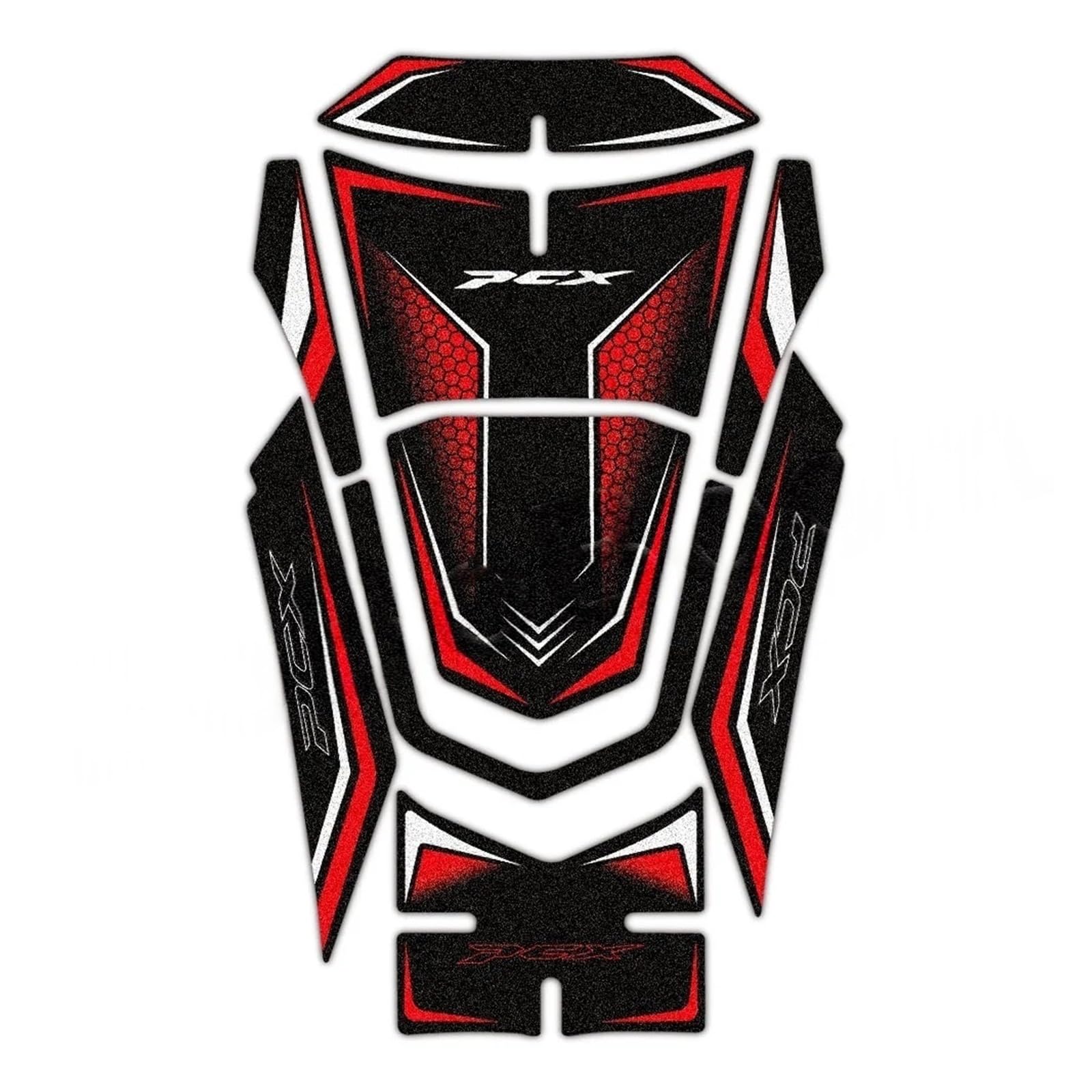 Motorcycle Gas Tank Sticker Motorcycle Fuel Tank Traction Pad Sticker Protector Accessories Replacement Generic Universal for PCX160 Pcx 160 2020-22