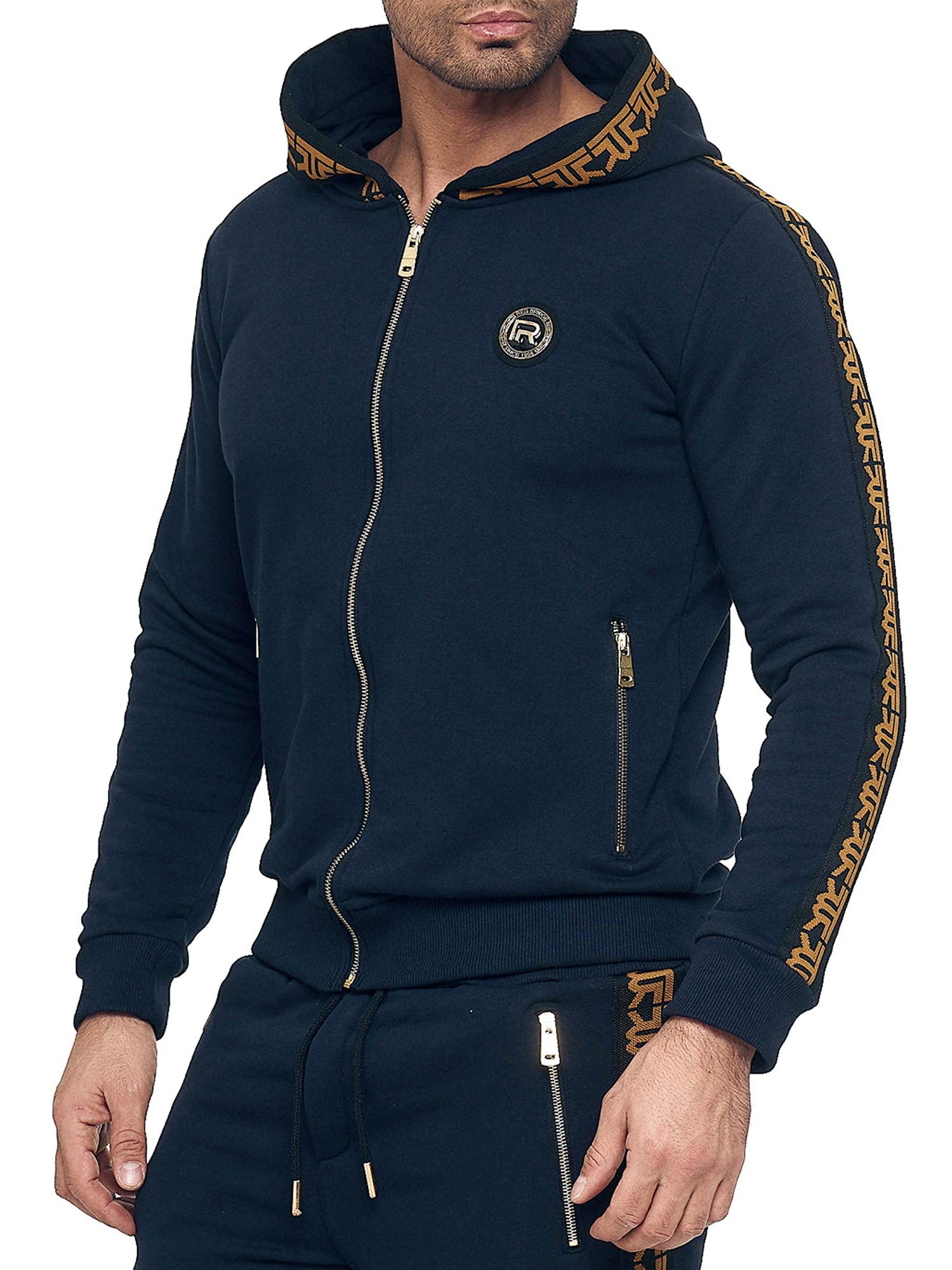 RED BRIDGE Pull à Capuche pour Homme Hoodie Veste de survêtement Fermeture éclair